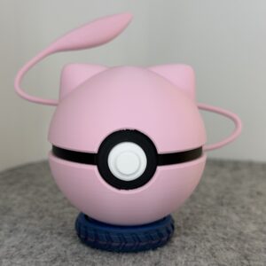 #0151 | Mew Inspired Monster Ball | 3D Printed Collectible