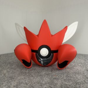 #0212 | Scizor Inspired Monster Ball | 3D Printed Collectible